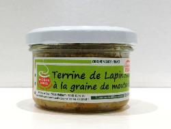 Terrine de lapin comtois à la graine de moutarde  80G