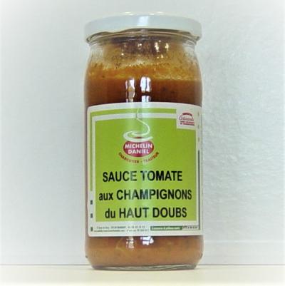 Sauce tomate aux champignons du Haut Doubs